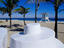 The life-guard's lookout hut on the beach.