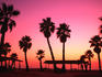 Sunset at Oceanside Beach, North County.