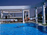 Rooftop swimming pool of the Crowne Plaza Hotel in Abu Dhabi.