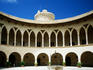 Castell de Beliver, 14th century castle set in parklands, circular courtyard.