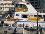 Glass bottom boats moored at the harbour - Sant Antoni, Ibiza Island, Balearic Islands