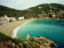 Hotels along the beach - Cala Sant Vicent, Ibiza Island, Balearic Islands