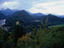 The bombastic Bavaria Alpine mountains with a view towards Hohenschwangau, the childhood residence of King Ludwig II of Bavaria, Fussen