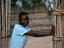 entrance gate of homestead, Rwanda
