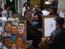 Portrait artist on Nevsky Prospect in St Petersburg