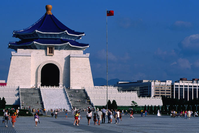 Chiang Kaishek (1887-1975) Memorial Hall in Taipei.