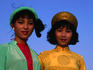 Local girls in traditional costume in Ho Chi Minh City.