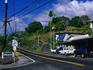 The quiet arty town of Holualoa above Kailua-Kona in the heart of coffee country.