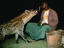 Hyena Man feeding hyenas, Harar