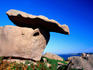 Rock formation on Pink Granite Coast.
