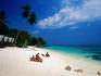 Sandy beach at Hin Phae Bay.