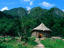 Tourist huts, lush Goda Mountains, Djibouti