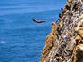 Cliff diver at La Quebrada.