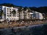 A day on Playa de los Muertos in the very popular tourist destination of Puerto Vallarta