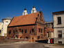 The 16th century House of Perkunas (Thunder) in Kaunas. The house was built on the site of a former temple to the Lithuanian thunder god.