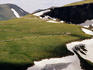 Trail Ridge Road winding across plateau.