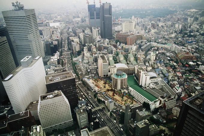 Skyscrapers in Tokyo
