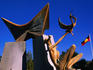 Sculpture in Victoria Square as part of Adelaide Festival.
