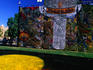 Mural with Aboriginal flag on grass at the Adelaide Festival.