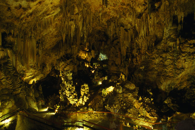 The spacious underground La Cueva de Nerja (Nerja Caves) holds archeological remains dating back some 40,000 years.