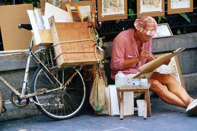 famous new orleans street artist