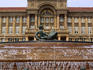 Fountains in front of the Town Hall, Victorian buildings - Birmingham, Birmingham, England