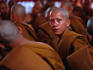 Monks at Buddha Benchamabophit, Dusit.