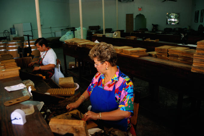 Cigar makers in Little Havana.