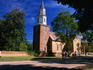 Bruton Parish Church in picture perfect Williamsburg.