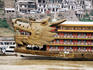 Dragon cruise ship on Yangtze River near Three Gorges.