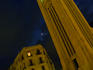 Clocktower at night on Place d'Etoile.