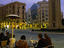 Outdoor cafe diners on Place d'Etoile.