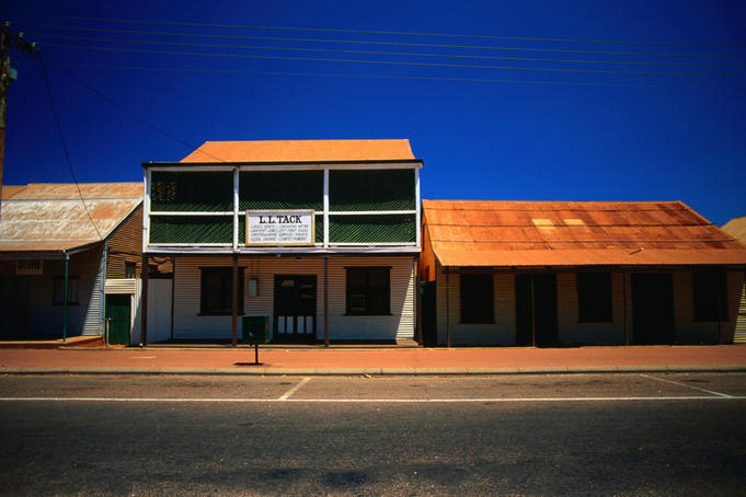 Timber and corrugation, the building material of outback Australia