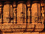 Temple carvings of Lingraj in Bhubaneshwar.