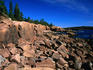 Coast of Acadia National Park in Maine.