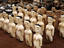 Statuettes in the Fetish section of Vogan Market.