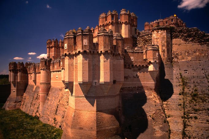 Castillo de Coca built around 1400 for Archbishop Alfonso de Fuesca.