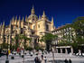 Segovia Cathedral on Plaza Major.