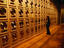 Wall of Gold Records in Nashville Country Music Hall of Fame.