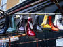 Brick Lane Market: Boots for sale - London, Greater London, England