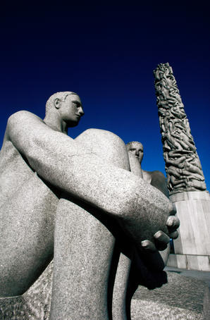 Vigeland sculpture at Frogner Park.