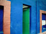 Exterior wallsof Frida Kahlo Museum.
