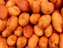 Mangos on display at a public market.