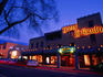 Hotel la Fonda, downtown plaza.