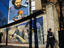A mural depicting Middle Eastern political propaganda.