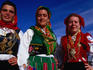 Women in traditional folkloric costumes at Festa de Santo Antonio (Lisbon Festival).