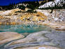 Pool of geothermal boiling water at Bumpass Hell.