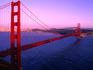 A San Francisco icon, the Art-Deco Golden Gate Bridge.