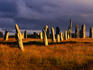 Callanish Standing Stones which date back around 5000 years ago.