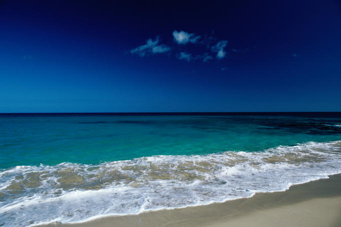The waters of Playa de Corralejo on Isle de Fuerteventura.